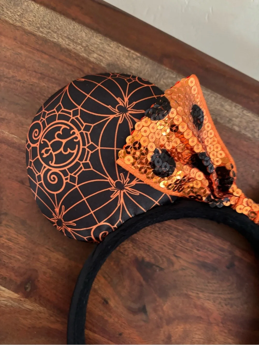 Halloween Minnie Mouse Ears Headband